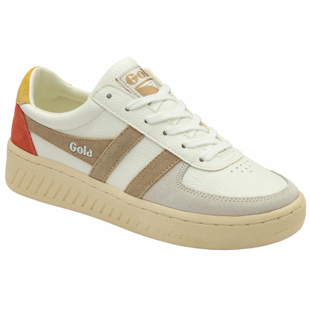 Gola Women GRANDSLAM TRIDENT WHITE/BONE/FLAX