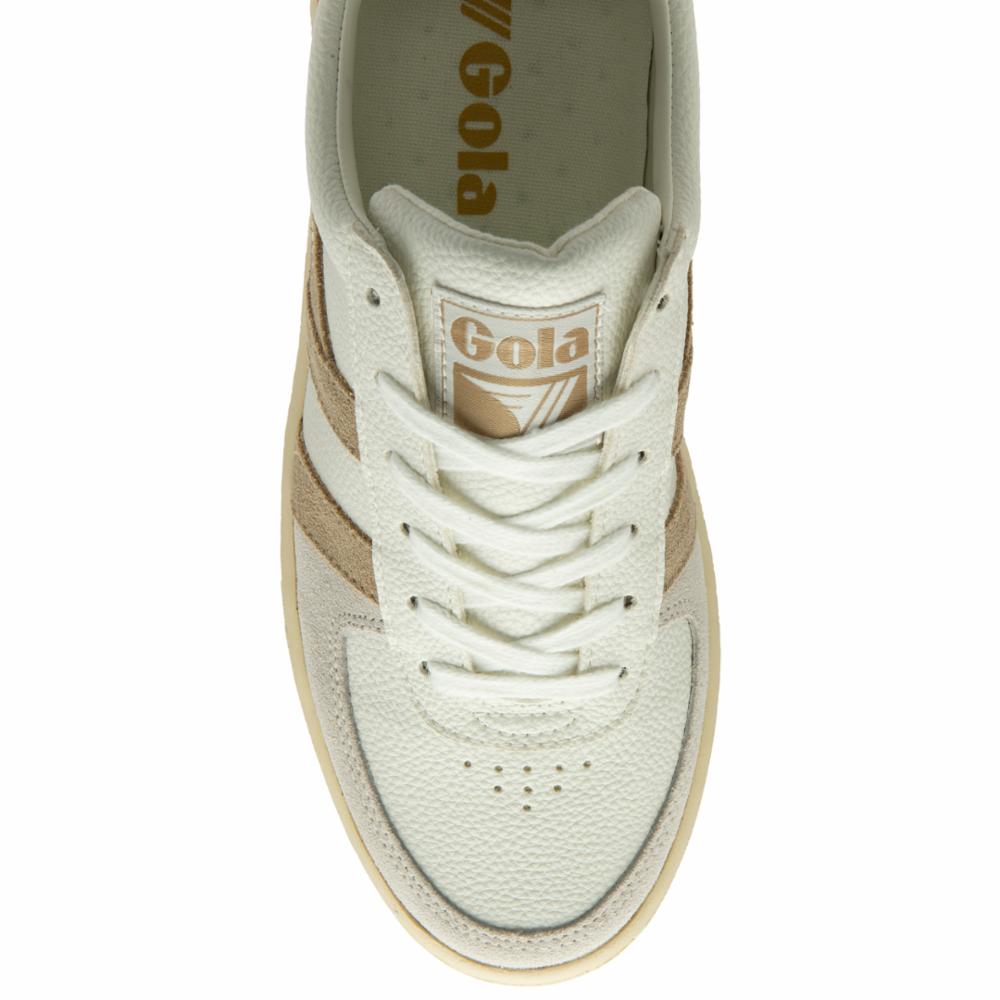 Gola Women GRANDSLAM TRIDENT WHITE/BONE/FLAX