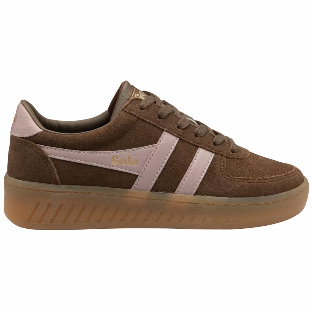 Gola Women GRANDSLAM SUEDE OTTER/OFF WHITE/GUM