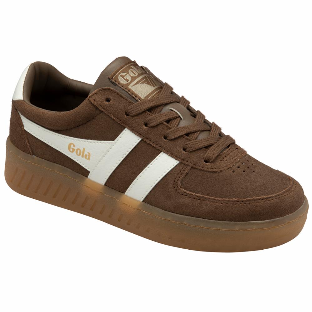 Gola Women GRANDSLAM SUEDE OTTER/OFF WHITE/GUM