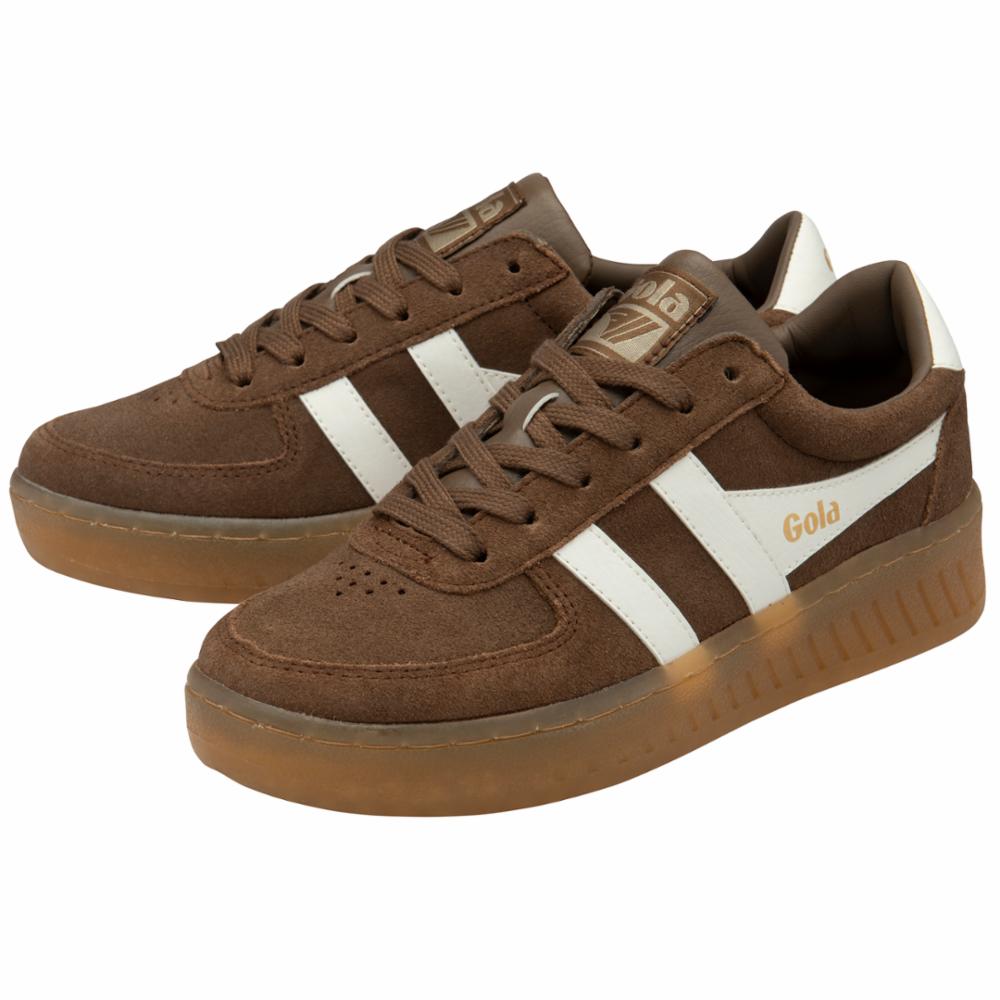 Gola Women GRANDSLAM SUEDE OTTER/OFF WHITE/GUM