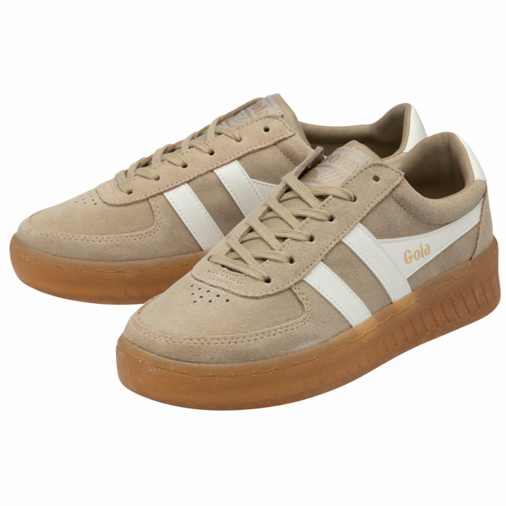 Gola Women GRANDSLAM SUEDE BONE/OFF WHITE/GUM
