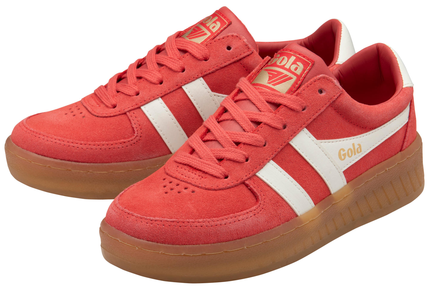 Gola Women GRANDSLAM SUEDE CORAL/OFF WHITE/GUM