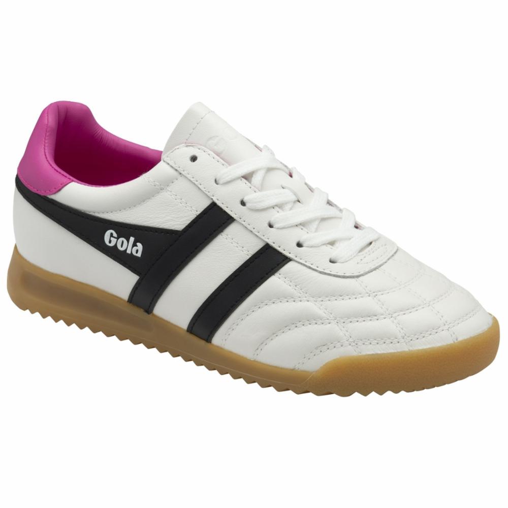Gola Women STADIUM WHITE/BLACK/SHOCKING PINK