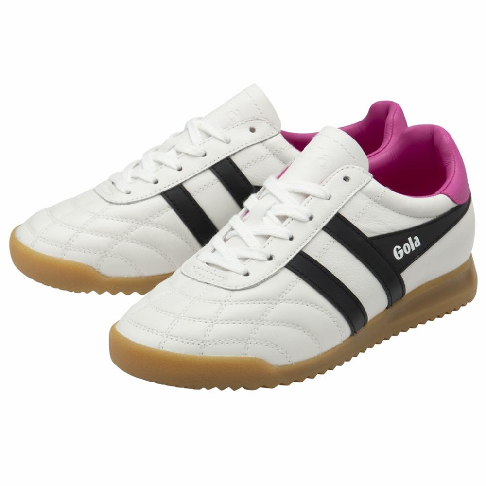 Gola Women STADIUM WHITE/BLACK/SHOCKING PINK