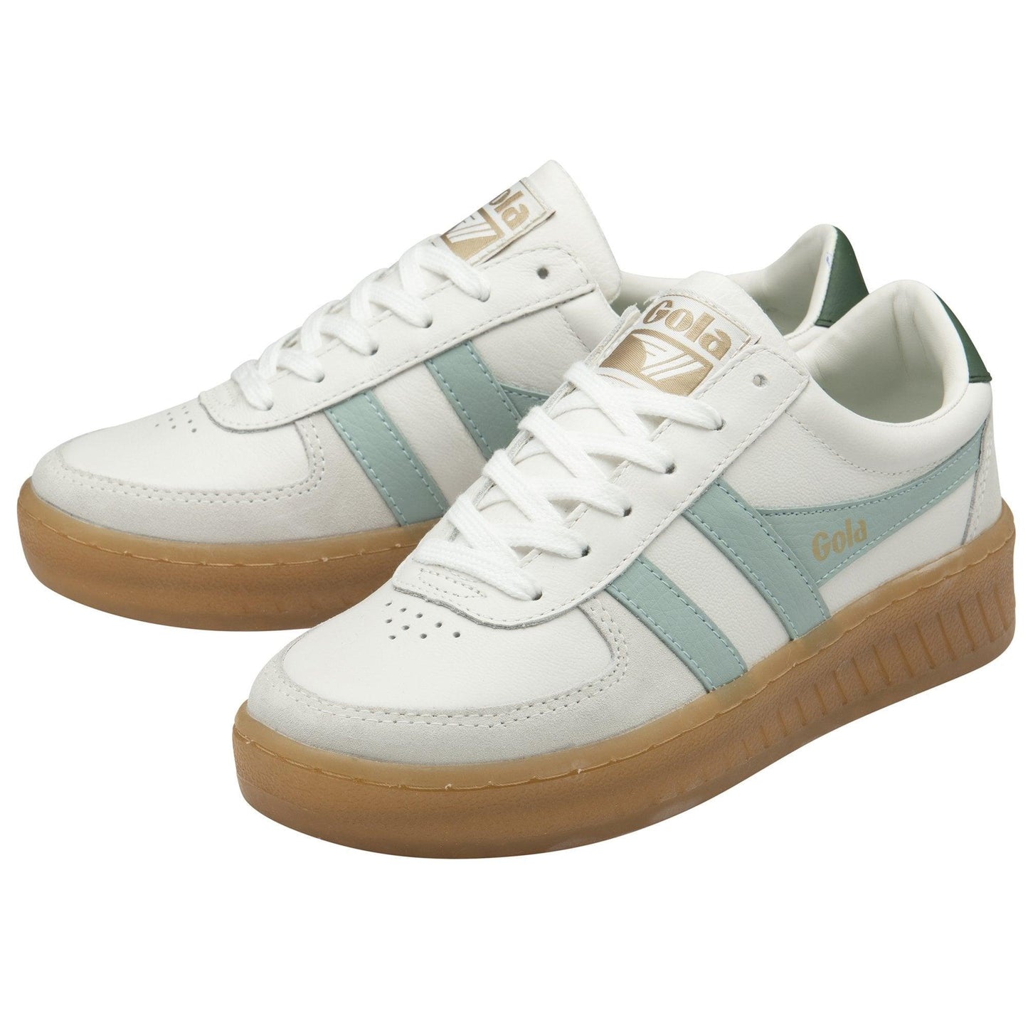 Gola Women GRANDSLAM ELITE WHITE/SURF/EVERGREEN/GUM