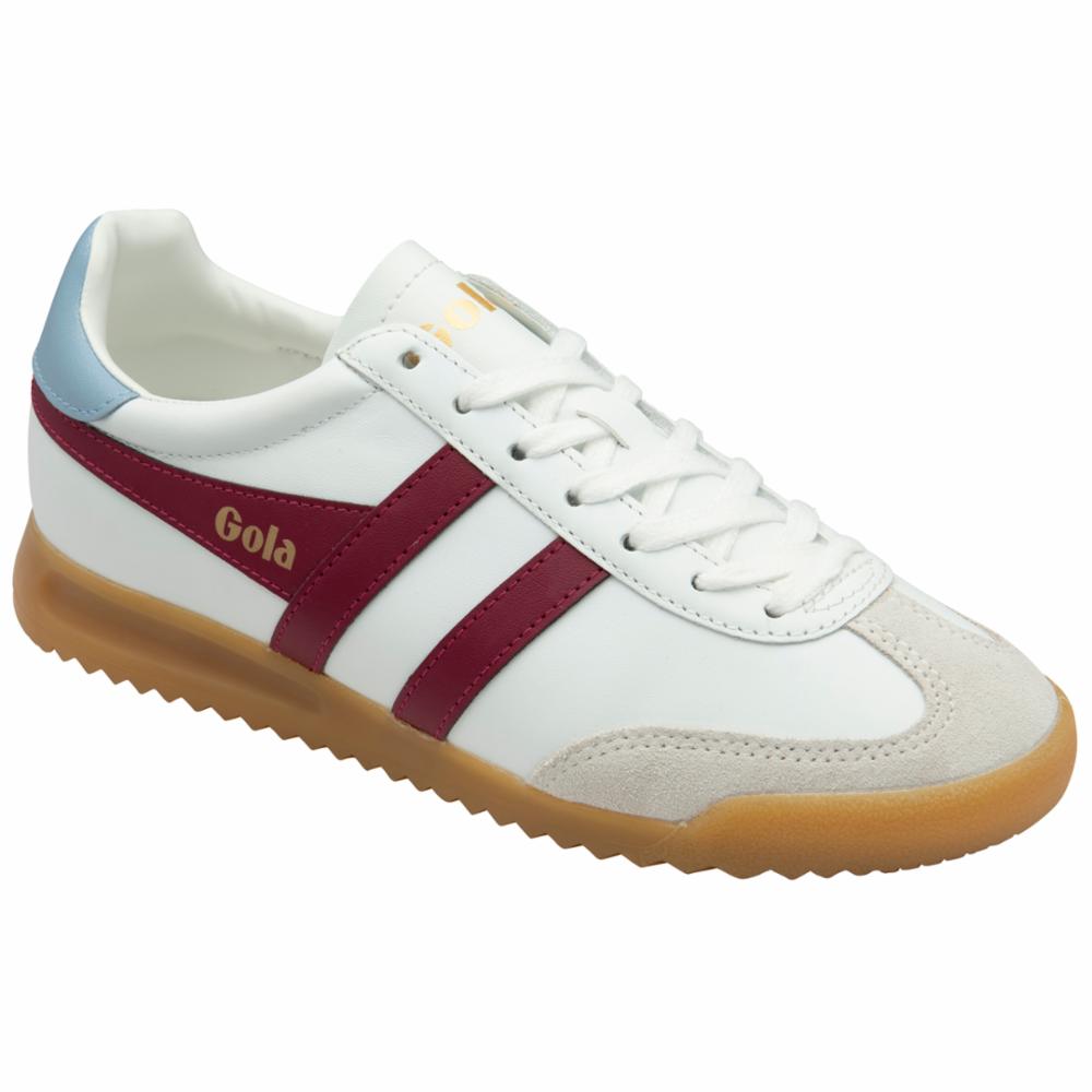 Gola Women TORPEDO LEATHER WHITE/CERISE/AIR