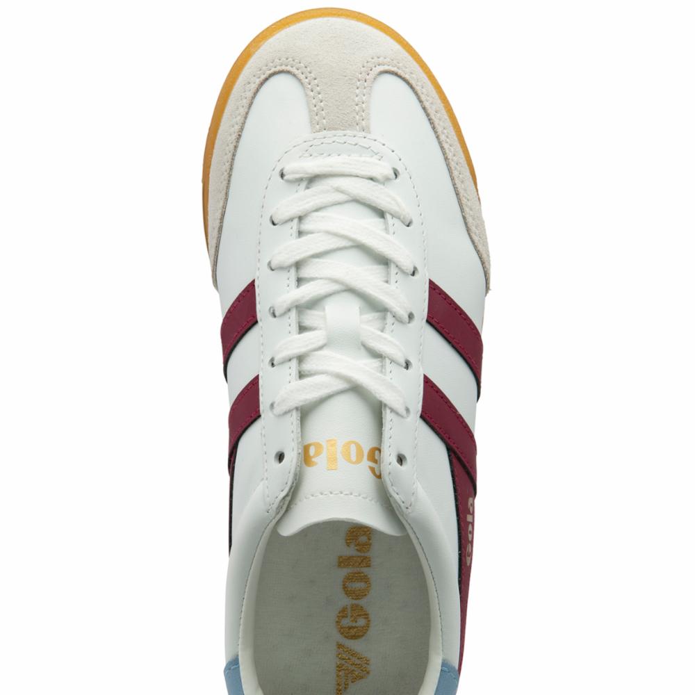 Gola Women TORPEDO LEATHER WHITE/CERISE/AIR