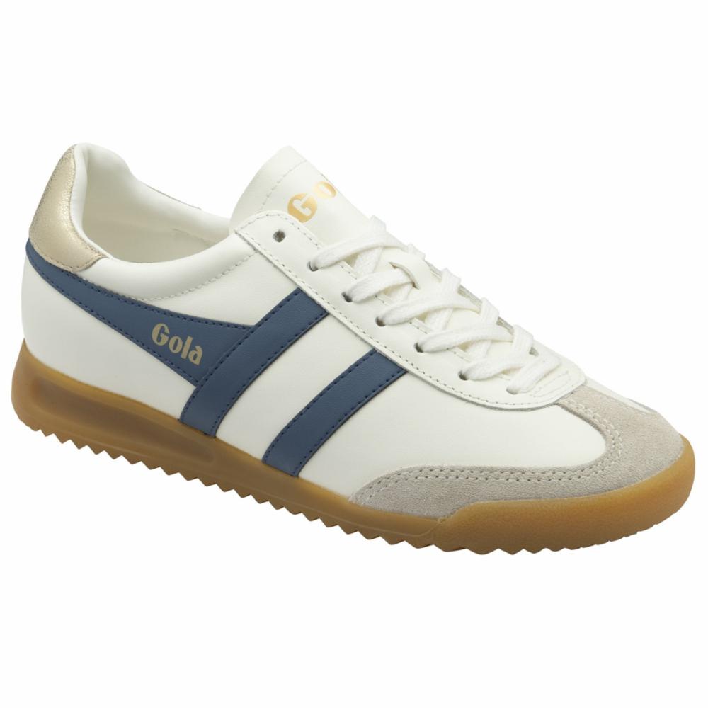 Gola Women TORPEDO LEATHER OFF WHITE/MOONLIGHT/GOLD