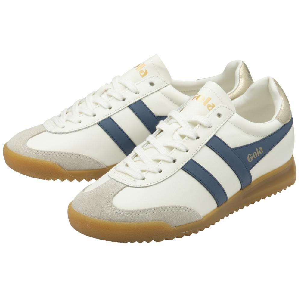 Gola Women TORPEDO LEATHER OFF WHITE/MOONLIGHT/GOLD
