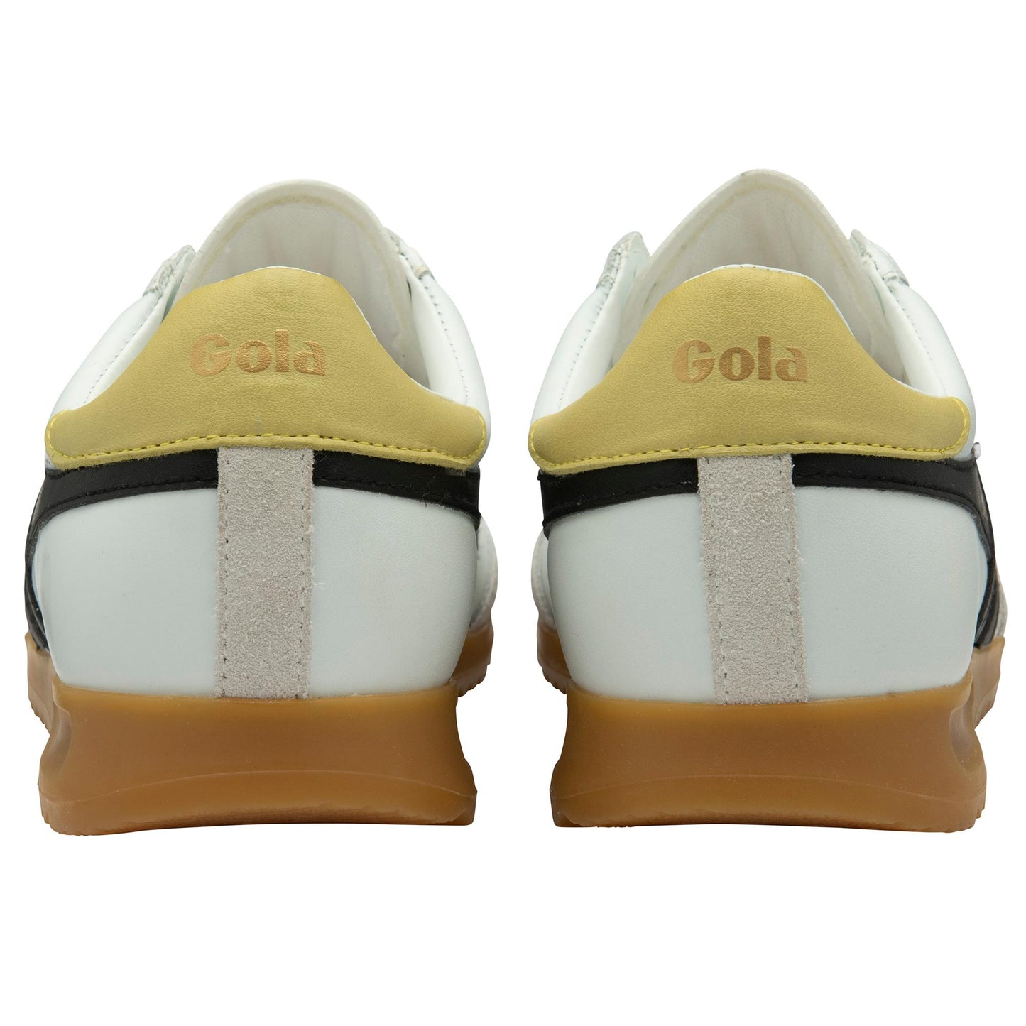 Gola Women TORPEDO LEATHER WHITE/BLACK/LEMON