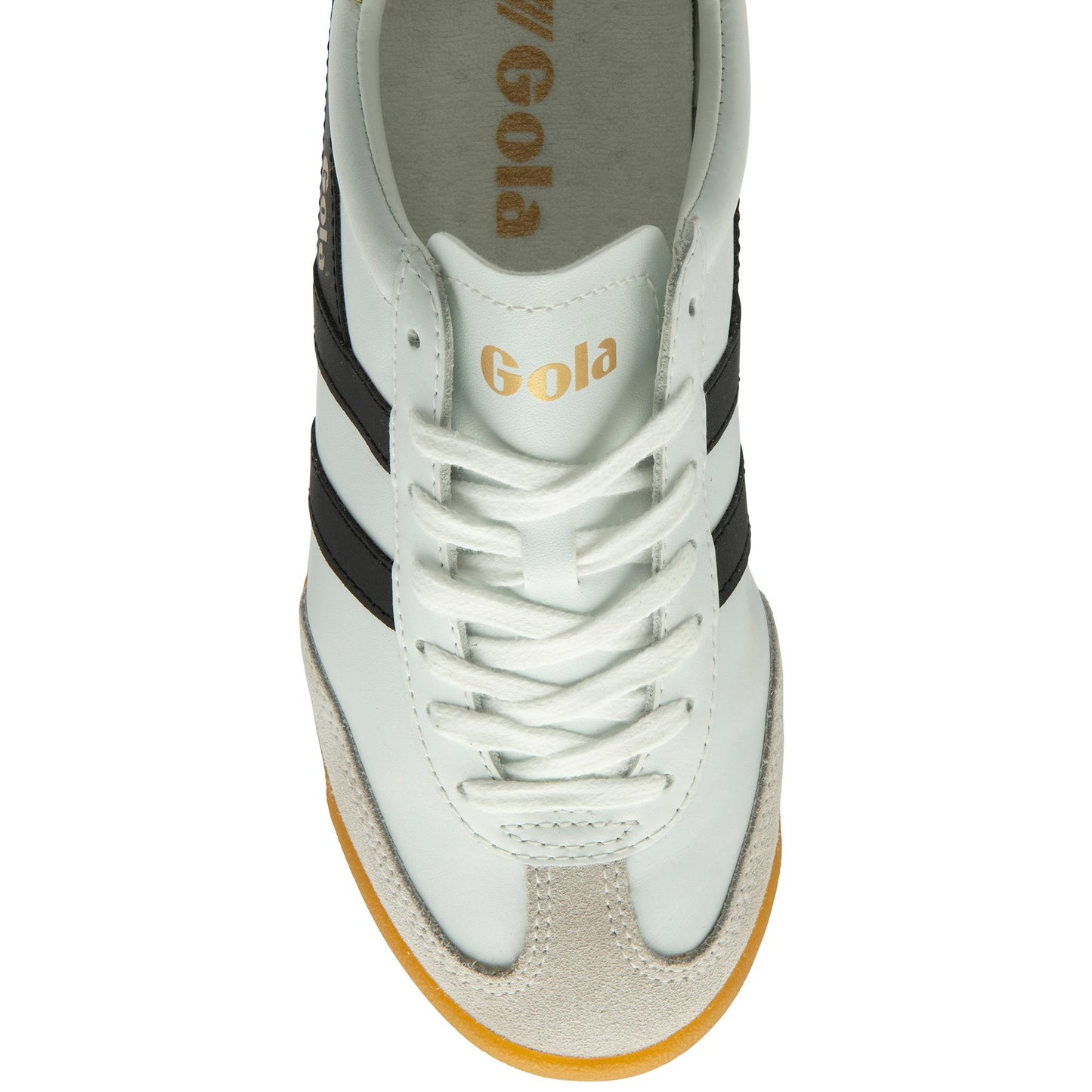 Gola Women TORPEDO LEATHER WHITE/BLACK/LEMON