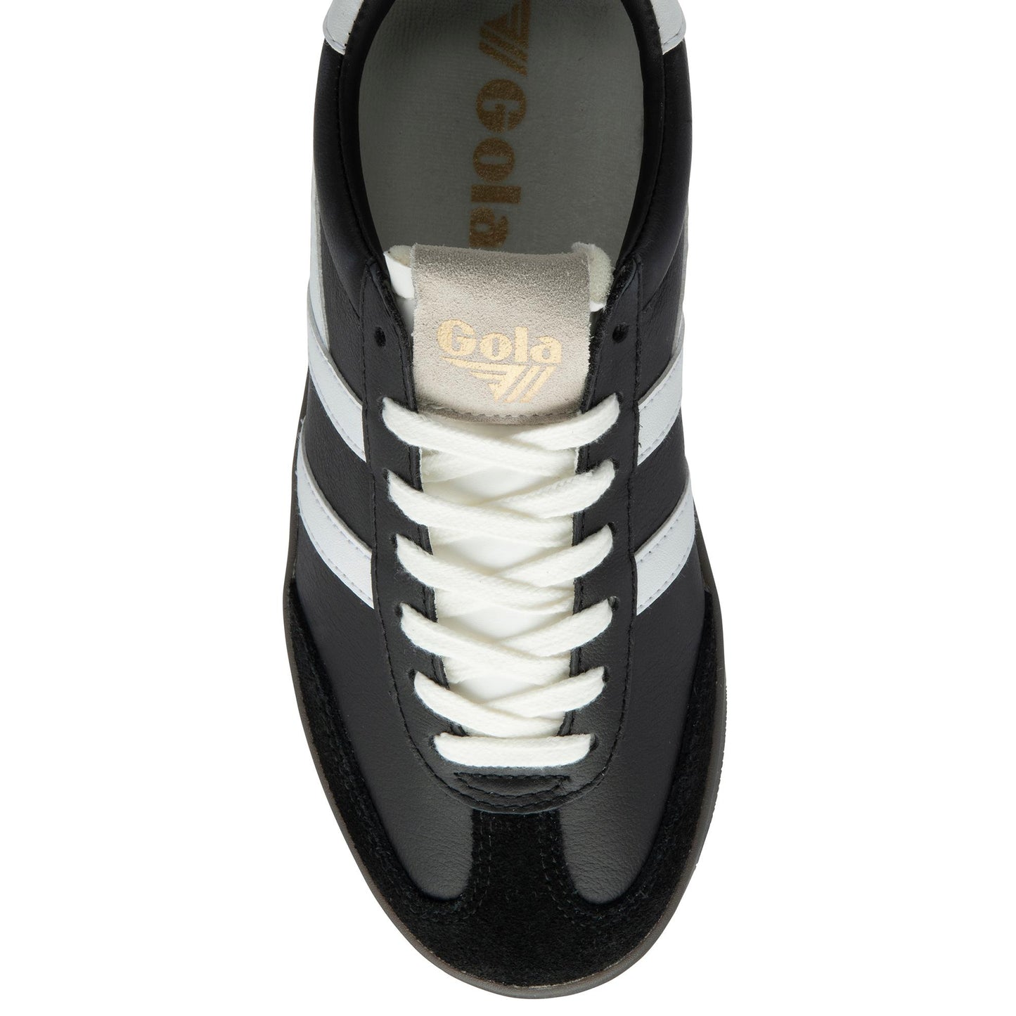 Gola Women CYCLONE LEATHER BLACK/WHITE/DARK GUM