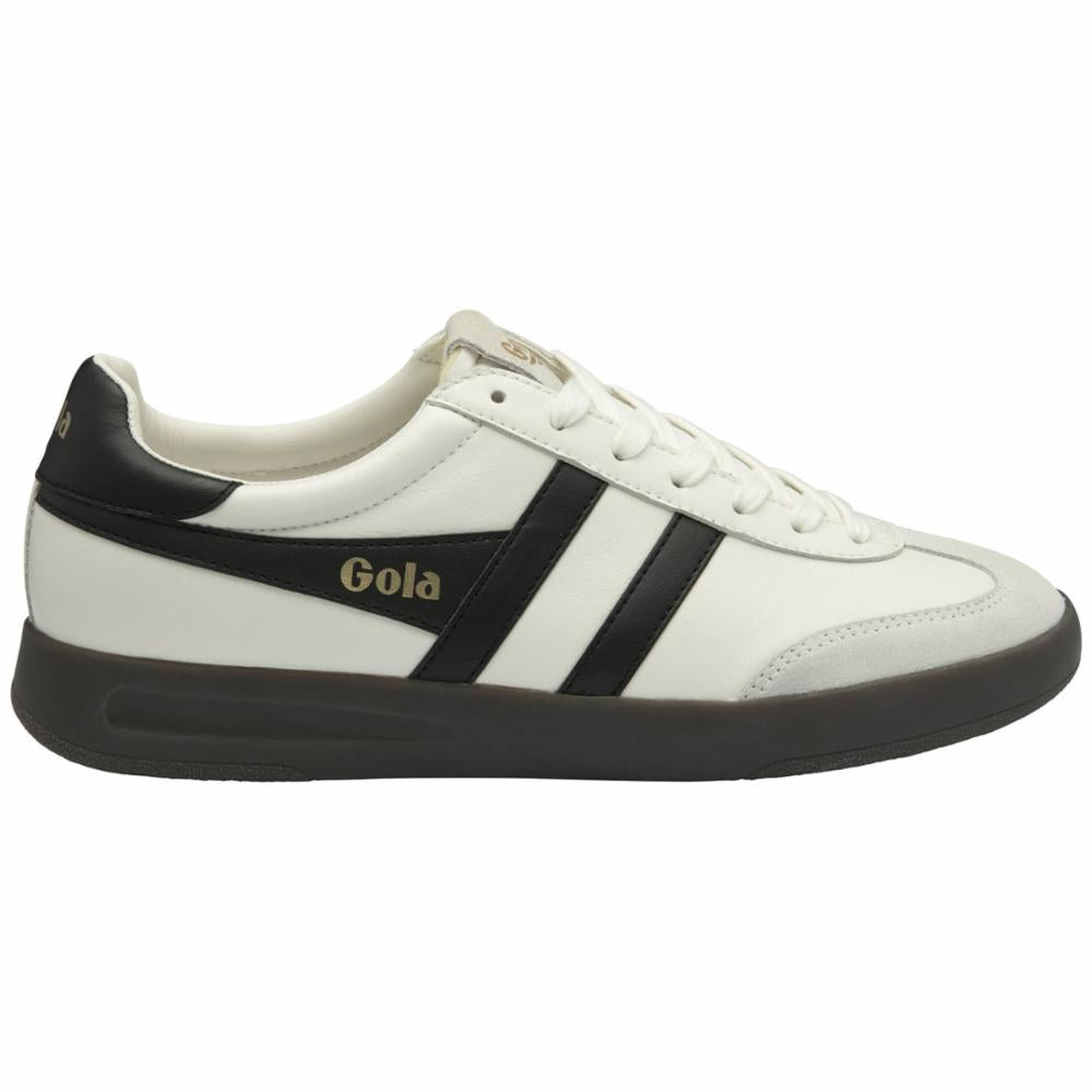 Gola Women CYCLONE LEATHER WHITE/BLACK/DARK GUM