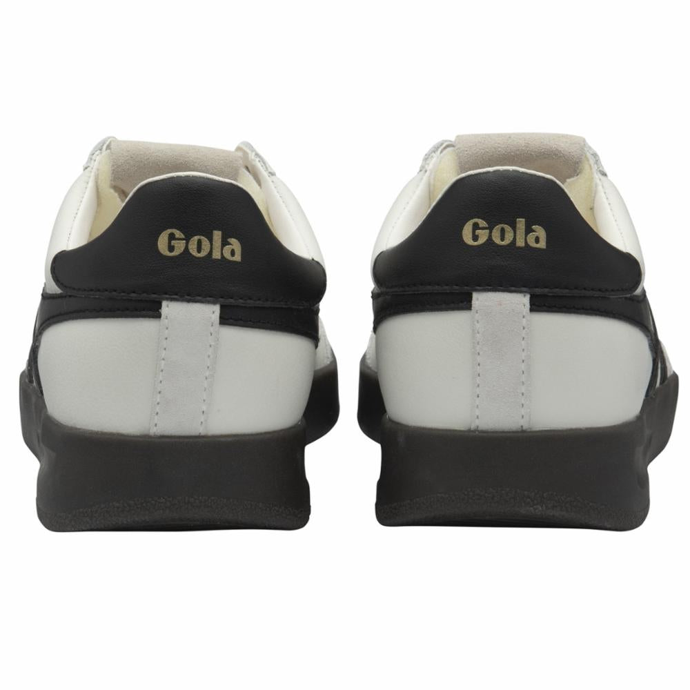 Gola Women CYCLONE LEATHER WHITE/BLACK/DARK GUM