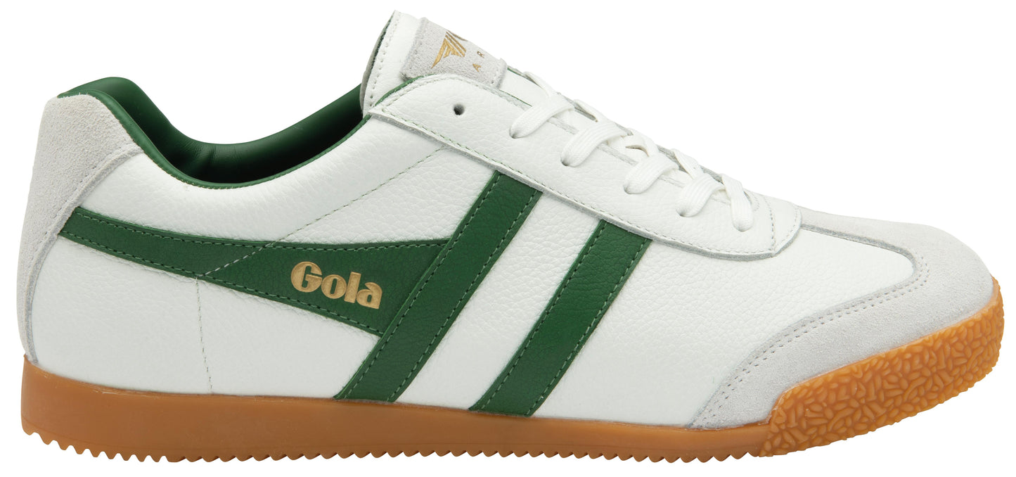 Gola Men HARRIER LEATHER WHITE/GREEN/GREEN