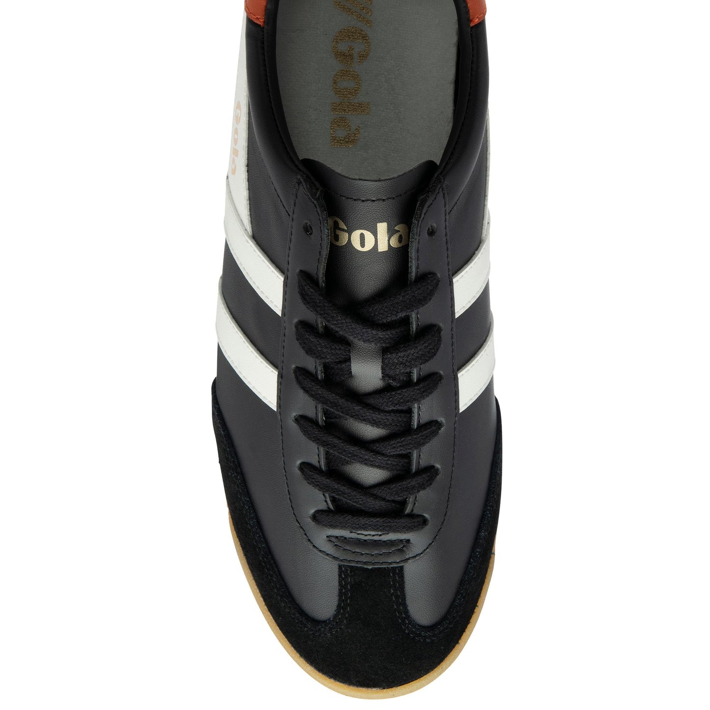 Gola Men TORPEDO LEATHER BLACK/OFF WHITE/MOODY ORANGE