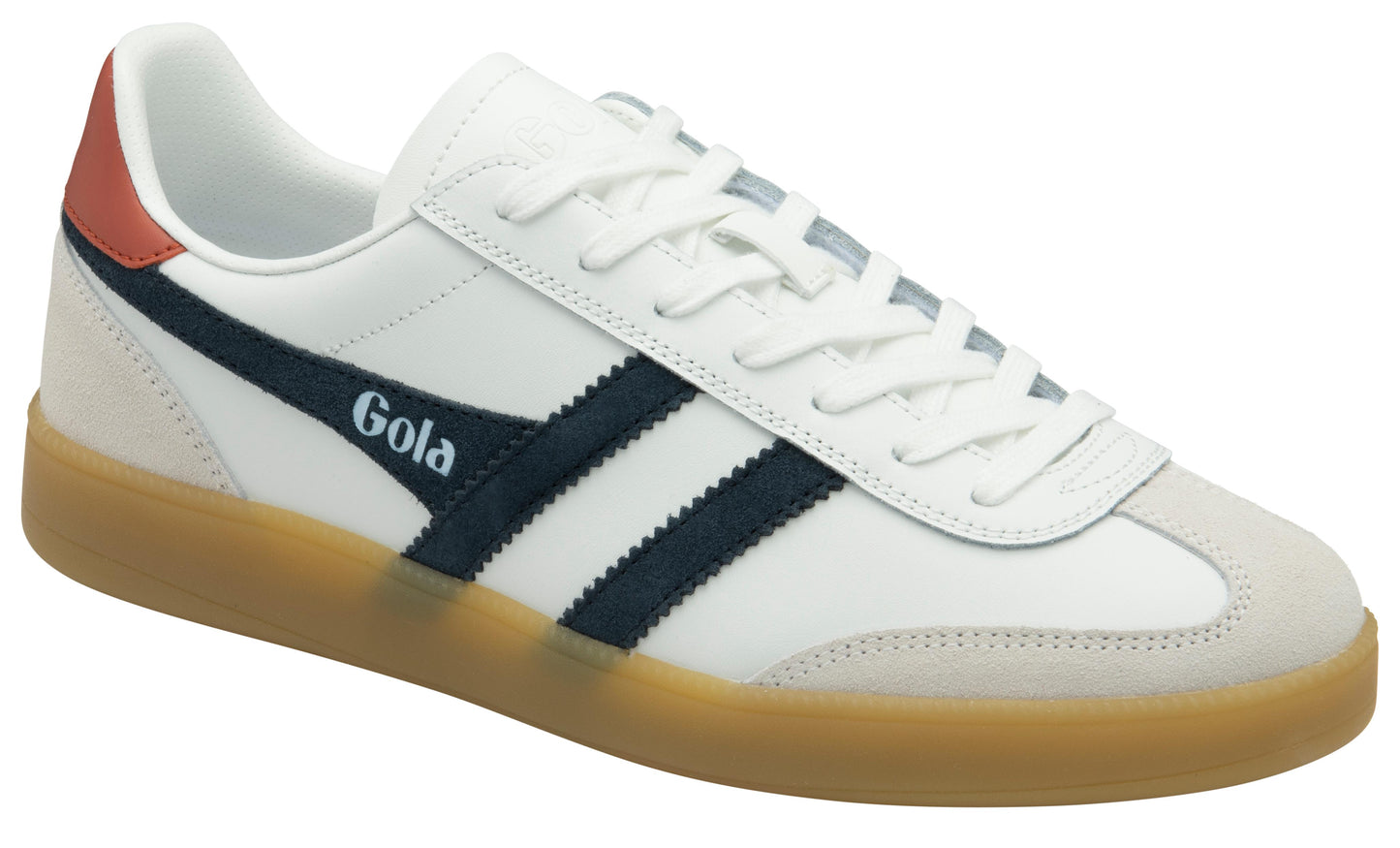 Gola Men VIPER LEATHER WHITE/NAVY/RUST/GUM WU