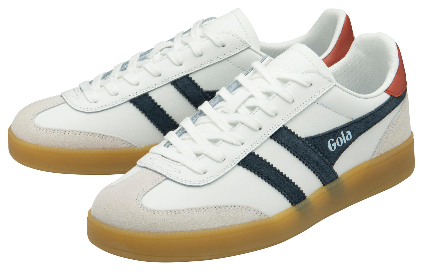 Gola Men VIPER LEATHER WHITE/NAVY/RUST/GUM WU