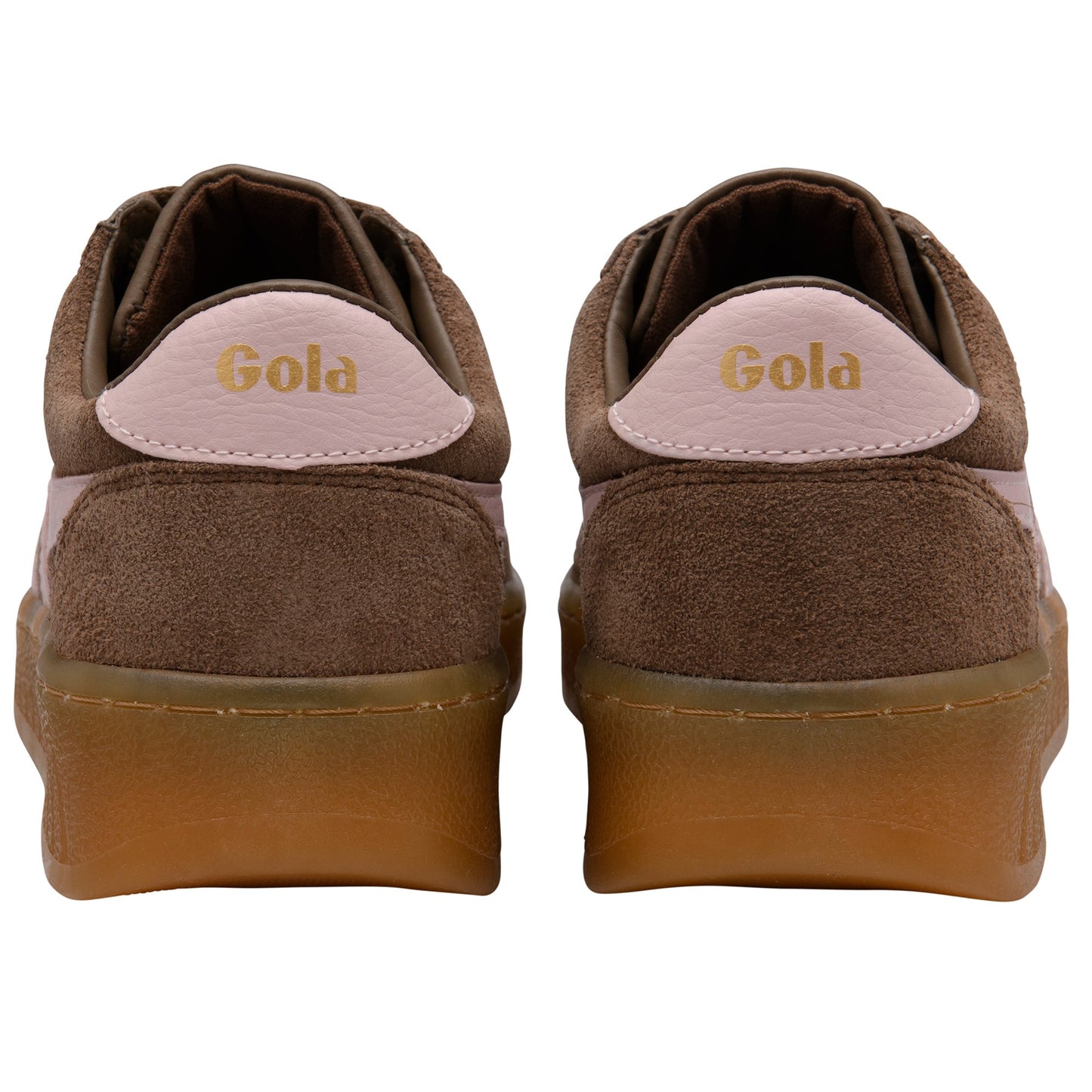 GOLA WOMEN GRANDSLAM SUEDE OTTER/CHALK PINK/GUM