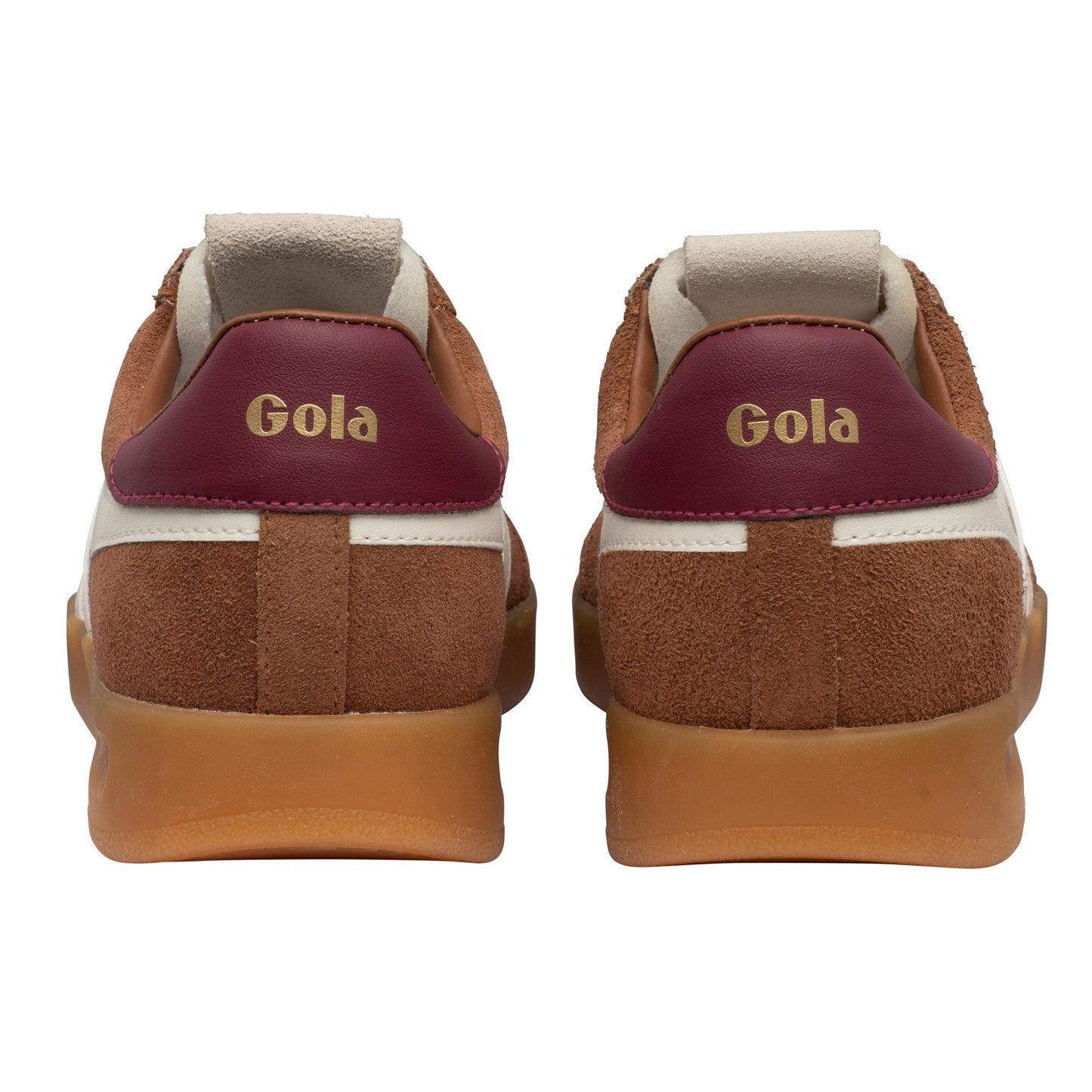 GOLA WOMEN CYCLONE TRAINER UMBER/OFF WHITE/CERISE/GUM