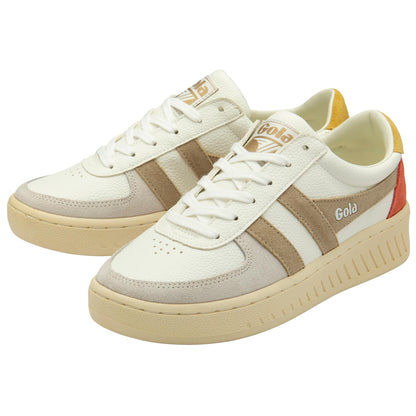 Gola Women GRANDSLAM TRIDENT WHITE/BONE/FLAX