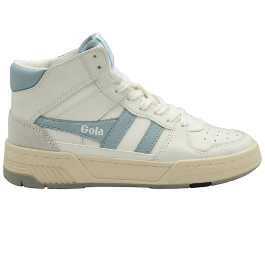 Gola Women ALL COURT HIGH LACE WHITE/ICE/BLUE