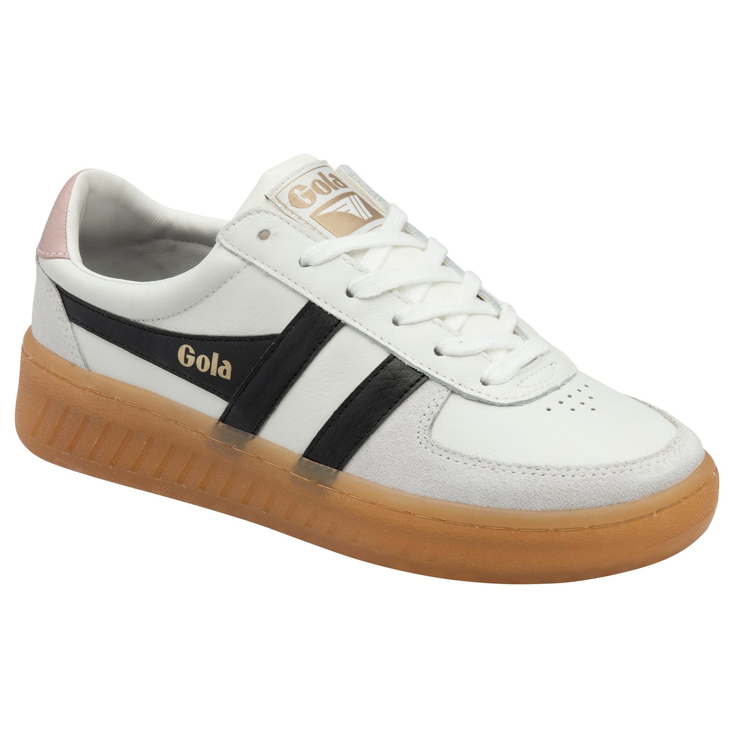 Gola Women GRANDSLAM ELITE WHITE/BLACK/CHALK PINK/GUM