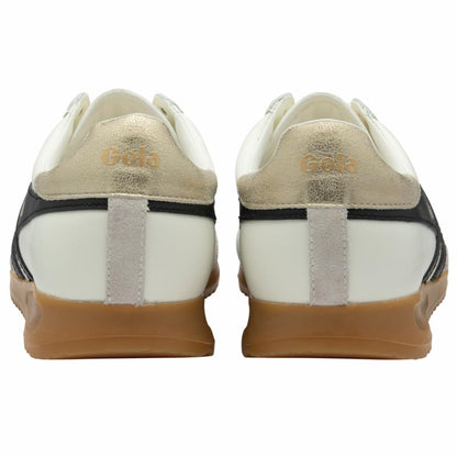 Gola Women TORPEDO LEATHER OFF WHITE/BLACK/GOLD