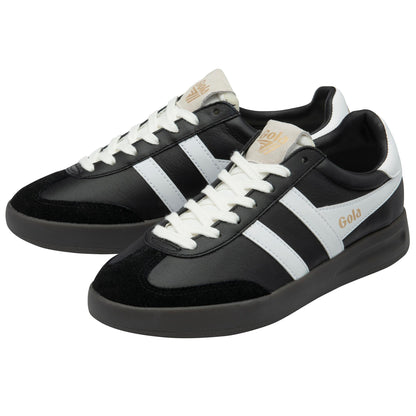 Gola Women CYCLONE LEATHER BLACK/WHITE/DARK GUM