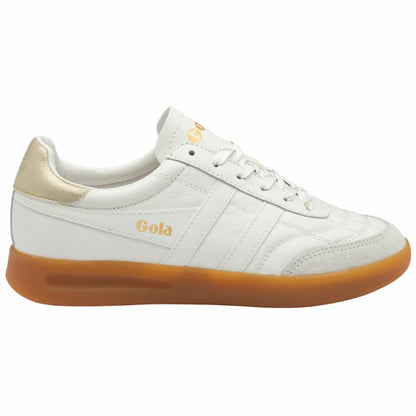 Gola Women STADIA LEATHER WHITE/GOLD/GUM