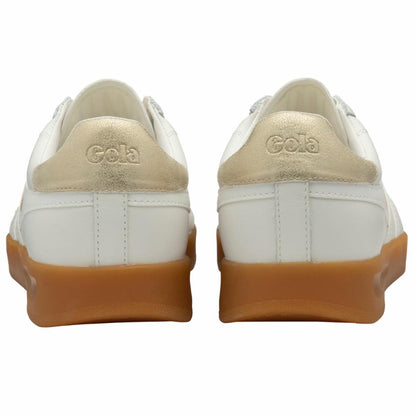 Gola Women STADIA LEATHER WHITE/GOLD/GUM