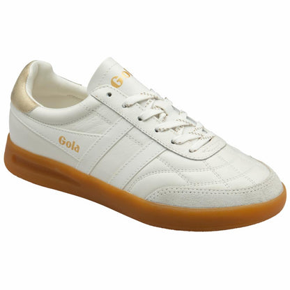 Gola Women STADIA LEATHER WHITE/GOLD/GUM