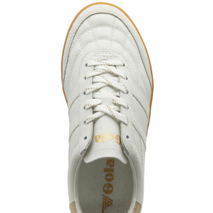 Gola Women STADIA LEATHER WHITE/GOLD/GUM