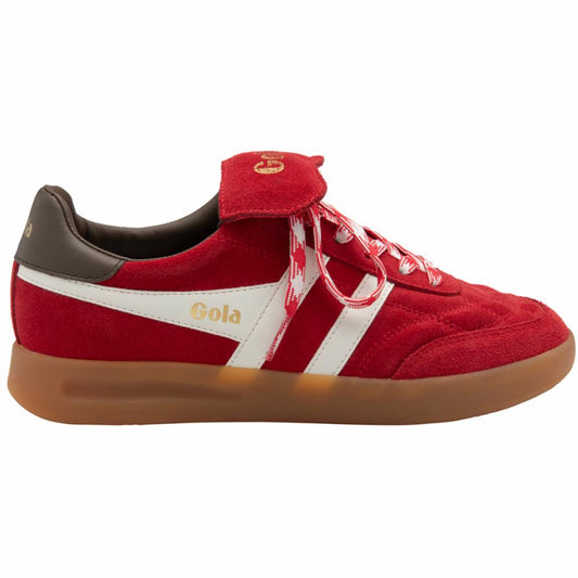 Gola Women STADIA 86 RED/OFF WHITE/DARK BROWN/GUM