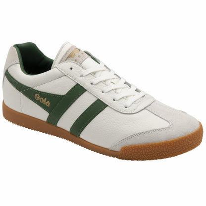 Gola Men HARRIER LEATHER WHITE/GREEN/GREEN