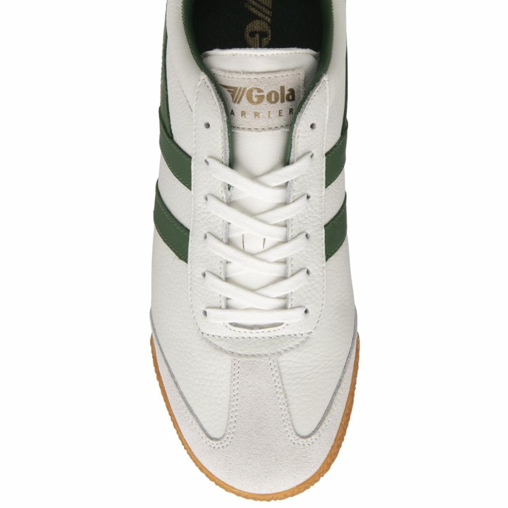 Gola Men HARRIER LEATHER WHITE/GREEN/GREEN