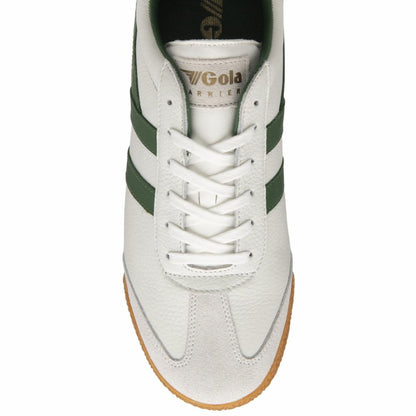 Gola Men HARRIER LEATHER WHITE/GREEN/GREEN