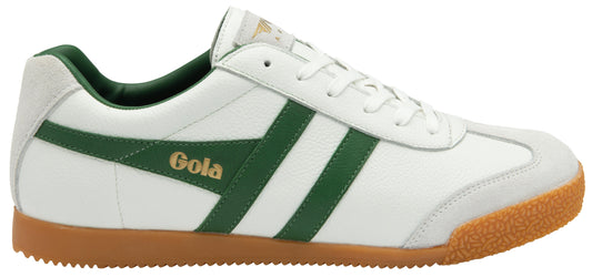 Gola Men HARRIER LEATHER WHITE/GREEN/GREEN