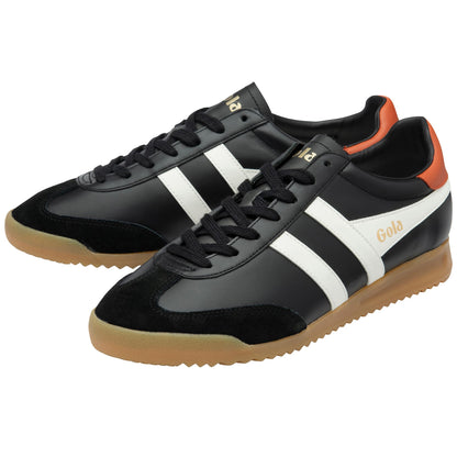 Gola Men TORPEDO LEATHER BLACK/OFF WHITE/MOODY ORANGE
