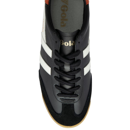 Gola Men TORPEDO LEATHER BLACK/OFF WHITE/MOODY ORANGE