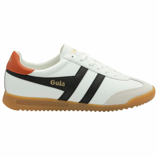 Gola Men TORPEDO LEATHER WHITE/BLACK/MOODYORANGE/LEA