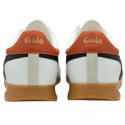 Gola Men TORPEDO LEATHER WHITE/BLACK/MOODYORANGE/LEA