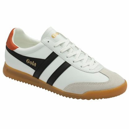 Gola Men TORPEDO LEATHER WHITE/BLACK/MOODYORANGE/LEA