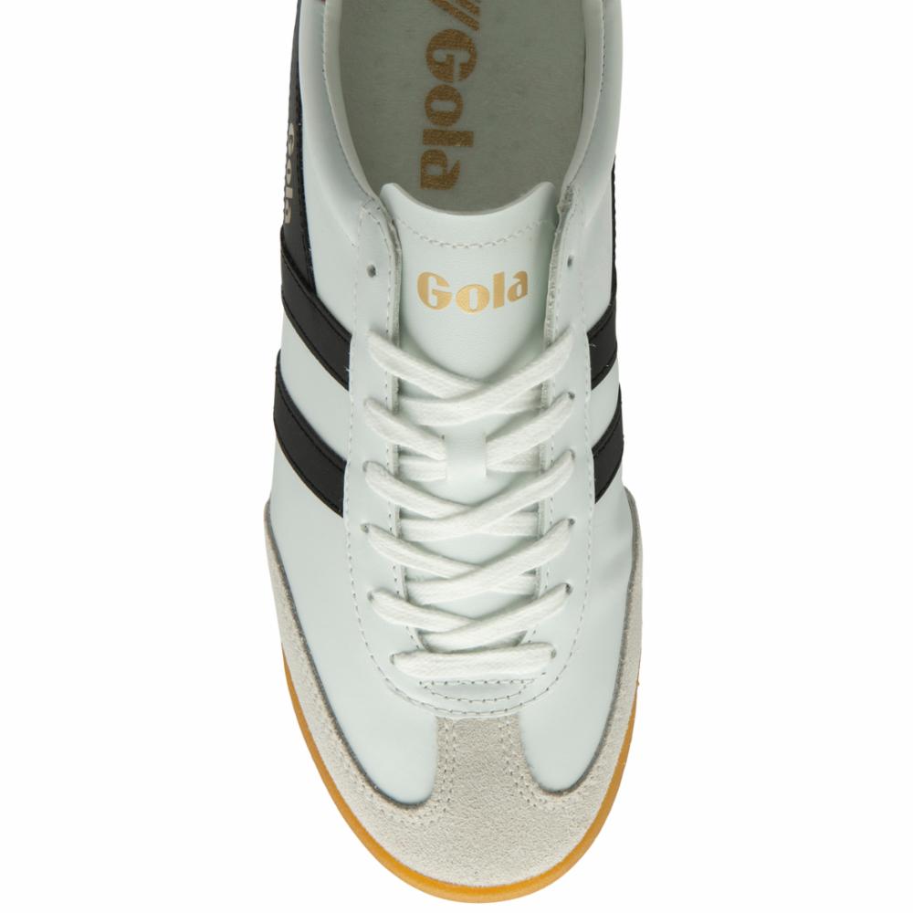 Gola Men TORPEDO LEATHER WHITE/BLACK/MOODYORANGE/LEA