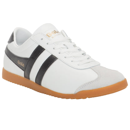GOLA WOMEN BULLET LEATHER BLACK/WHITE/GUM