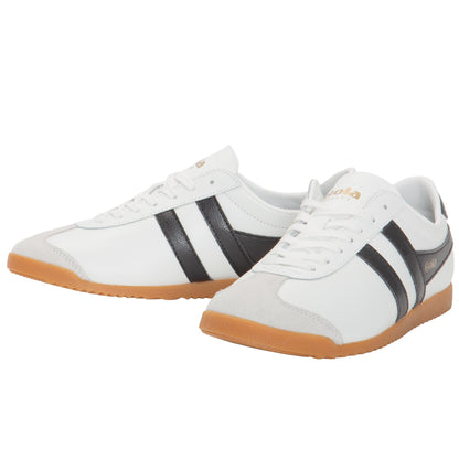 GOLA WOMEN BULLET LEATHER BLACK/WHITE/GUM