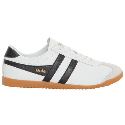 GOLA WOMEN BULLET LEATHER BLACK/WHITE/GUM