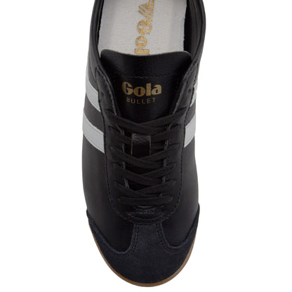 GOLA WOMEN BULLET LEATHER WHITE/BLACK/GUM