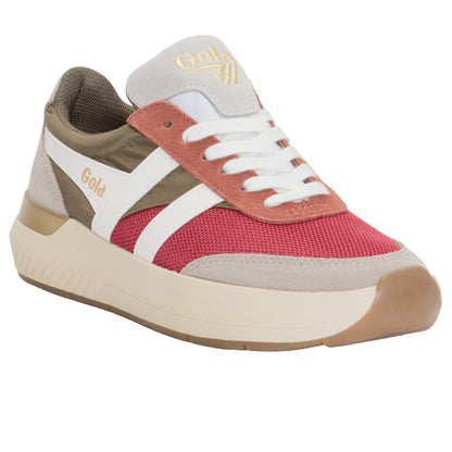 GOLA WOMEN RAVEN RASPBERRY/KHAKI/FEATHER GREY